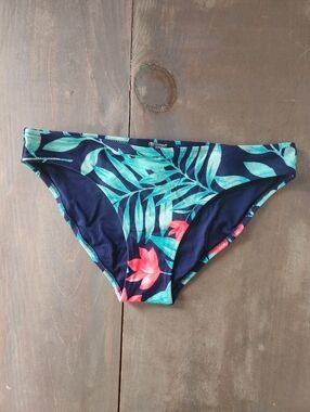 Aerie Tropical Floral Bikini Bottom - Size Small